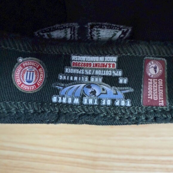 Top Of The World Hawaii University Rainbow Warriors Dk Green Hat Cap One Fit - Picture 10 of 10